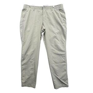 Under Armour Golf Chino Pants Tan Flat Front Mens 40/32 MISSING BACK  BUTTON
